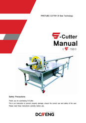 DCSENG S-Cutter S-150 Manual