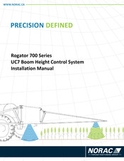 Norac Rogator 700 Series Installation Manual
