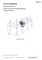 ZIEHL-ABEGG ECBLUE MODBUS Assembly Instructions Manual