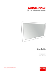 Barco MDSC-2232 Series User Manual