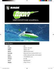 Rage Aqua Dart Instruction Manual