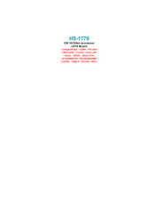 Boser HS-1770 Manual