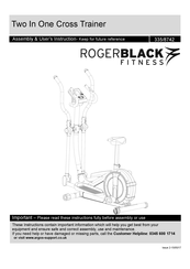 Rogerblack Fitness 335/8742 Assembly & User's Instruction