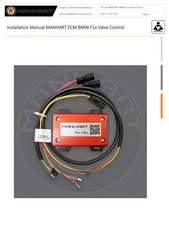 Manhart ECM Installation Manual