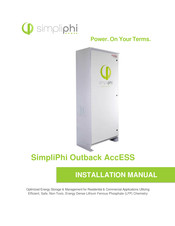 SimpliPhi Outback AccESS Installation Manual