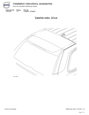 Volvo 31296261 Installation Instructions, Accessories