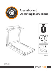 Darwin Fitness DF-TM30 Assembly And Operating Instructions Manual