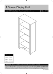Argos 042 3048 Series Assembly Instructions Manual
