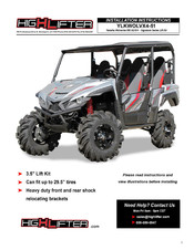 High Lifter Signature Series Installation Instructions Manual