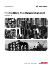 Rockwell Automation Allen-Bradley PowerFlex 700 Drive Frame 9 Installation Instructions Manual