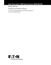 Eaton Power Xpert 9395P-900 Three UPM Installation And Operation Manual