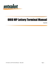 Intralot OHIO MP Lottery Terminal Manual