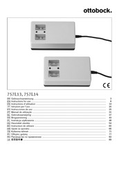 Otto Bock 757L13 Instructions For Use Manual