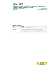NXP Semiconductors FRDM-KW41Z Startup Manual
