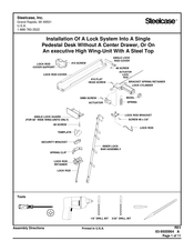 Steelcase 4200 Series Installation Instructions Manual