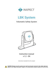Inxpect LBK System Instruction Manual
