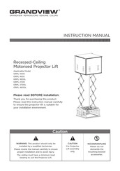 Grandview GRPL 1600 Instruction Manual