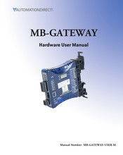AutomationDirect MB-GATEWAY Hardware User Manual
