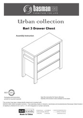 SJC brands tasman eco Urban Bari Assembly Instruction Manual