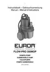 EUROM FLOW-PRO 350MOP Manual