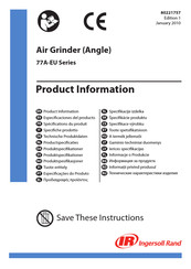 Ingersoll-Rand 77A60P107M-EU Product Information