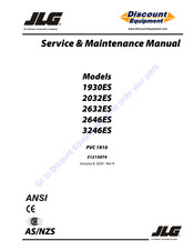 Oshkosh Corporation JLG 3246ES Service Maintenance Manual