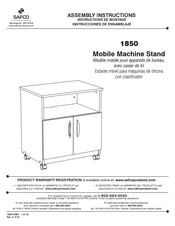 LDI Spaces SAFCO 1850 Assembly Instructions Manual