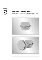 Fahl LARYVOX EXTRA HME Instructions For Use Manual