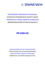 Dynatech PR-2500-UD Series Instructions For Use And Maintenance Manual