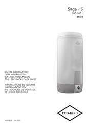 Eco-King Saga - S 200 - 4,8 kW Installation Manual
