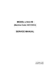 Ricoh F101 Service Manual
