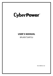CyberPower BPL48V75ART2U User Manual