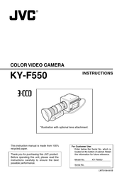 JVC KY-F550 Instructions Manual