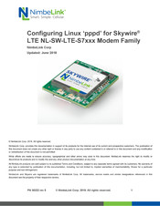NimbeLink Skywire NL-SW-LTE-S7588-T-C Configuring Manual