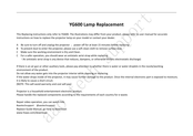 Shadow Crown Technology YG600 Replacing Instructions