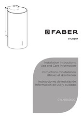 Faber CYLINDRA CYLN15SS600 Installation Instructions; Use And Care Information