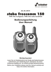 stabo freecomm 150 User Manual