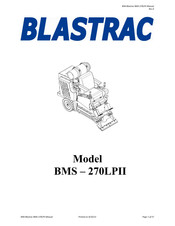 Blastrac BMS-270LPII Manual