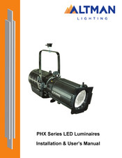 Altman PHX2 Installation & User Manual