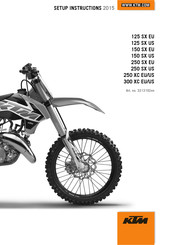 KTM 2015 150 SX EU Setup Instructions