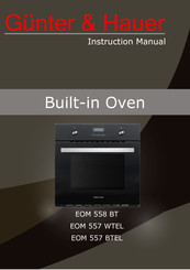 Gunter & Hauer EOM 558 BT Instruction Manual