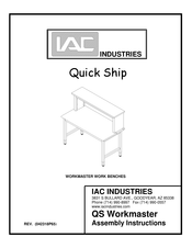 IAC INDUSTRIES Quick Ship WORKMASTER Assembly Instructions Manual