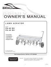 Brinly PA-40 BH Owner's Manual