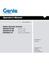 Terex Genie GTH5021 R Operator's Manual