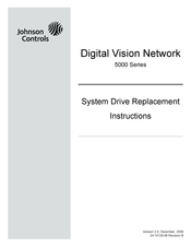 Johnson Controls DVN-SYSHDD-32 Replacement Instructions Manual