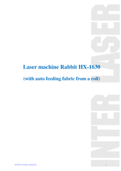 Inter Laser Rabbit HX-1630 Manual