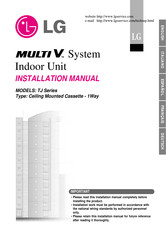 LG MULTI V TJ Series Installation Manual