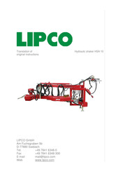 Lipco HSA 10 Manual