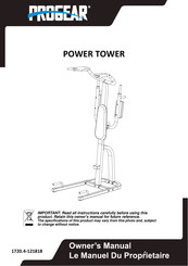 ProGear Power Tower Owner's Manual