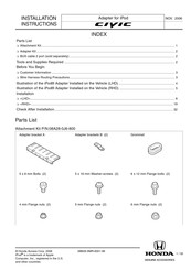 Honda 08A28-0J6-800 Installation Instructions Manual